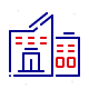 Pictogramme représentant des bâtiments