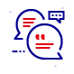 Pictogramme représentant des bulles de discussion